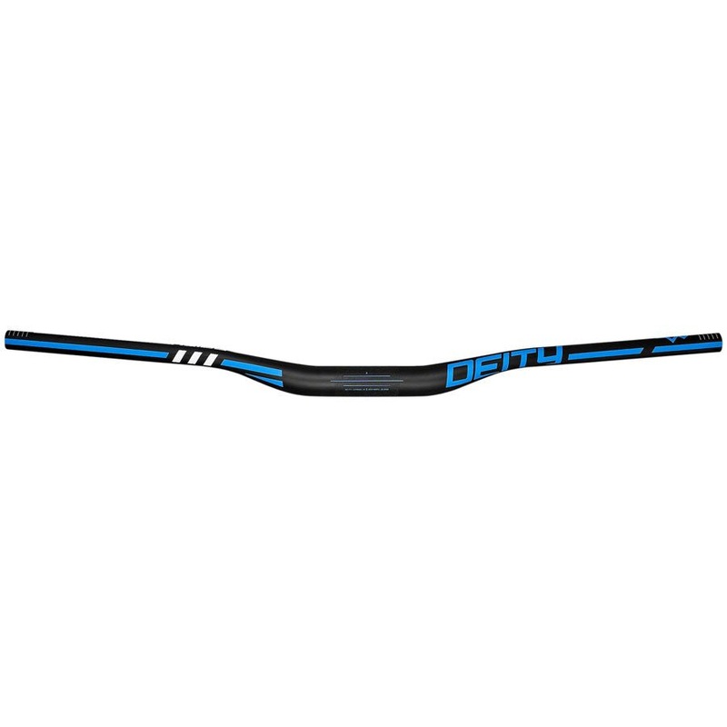 Deity Skywire 35 Handlebar - 25mm Rise - 800mm Width - 35mm Clamp - Blue