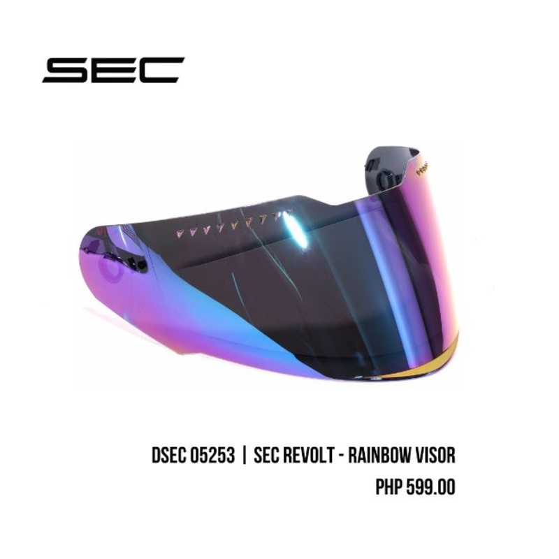 SEC Revolt - Rainbow Visor