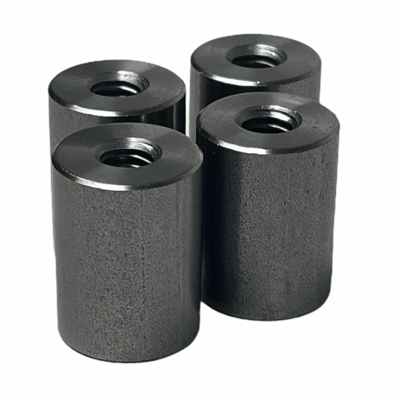 Threaded Steel Bungs 5/16-18 Thread 1" Long - 4 Pack