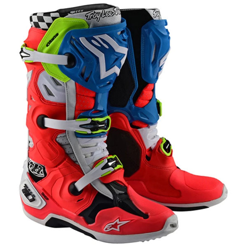 Troy Lee Designs x Alpinestars - Tech 10 Supervented Boots