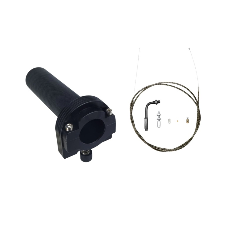 Aluminum 25MM Throttle Grip with 2 Cables