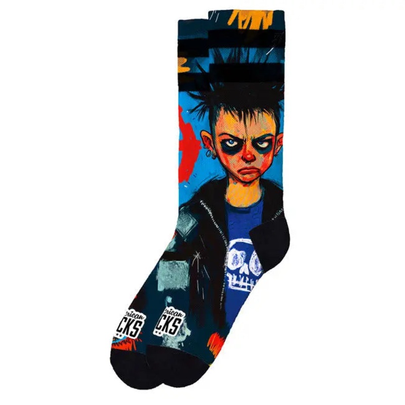 American Socks Signature Youth Regegade Socks Blue