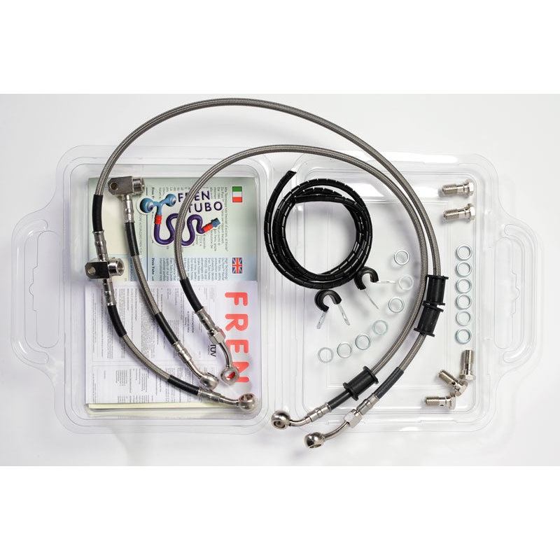 Fren Tubo Street Legal Brake Line Kit "Type 1" Kawasaki ZX-10R / ZX-10RR 16-20, kit includes 8 hoses