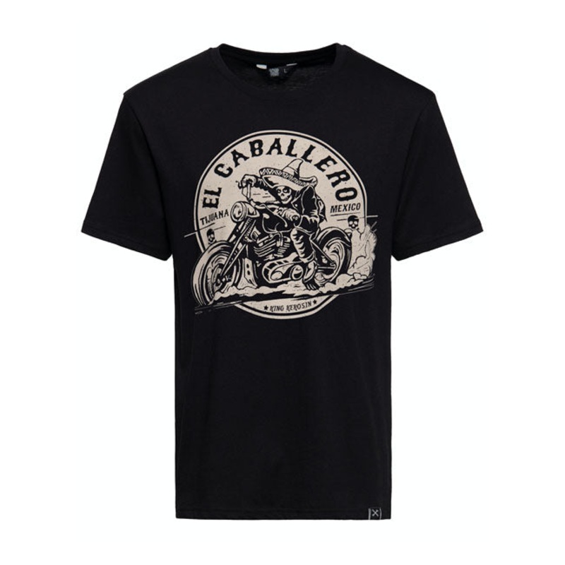 King Kerosin EL Caballero T-Shirt Black