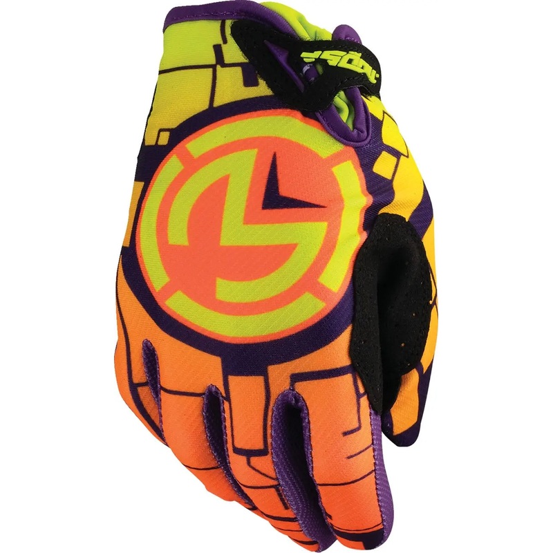 Moose Racing SX1 Youth Textile Gloves Orange / Green