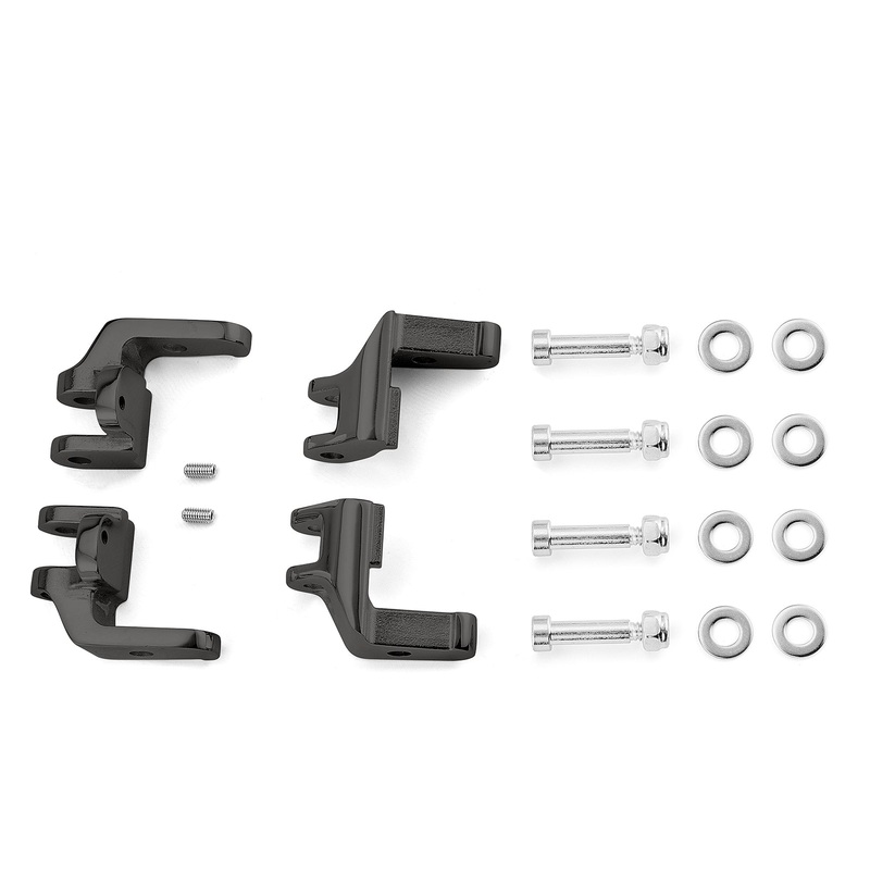 1997-2016 Harley Electra Glide Road King Road Glide Steel 1" Driver Floorboard Relocation Brackets