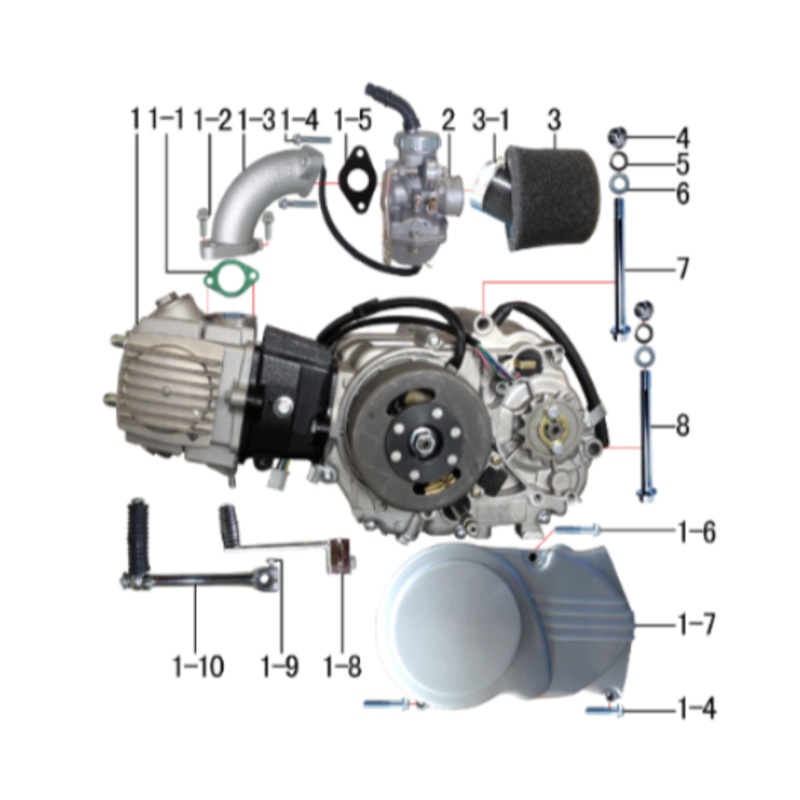 Bolt - DH110 & DH125 Gas Dirt Bike