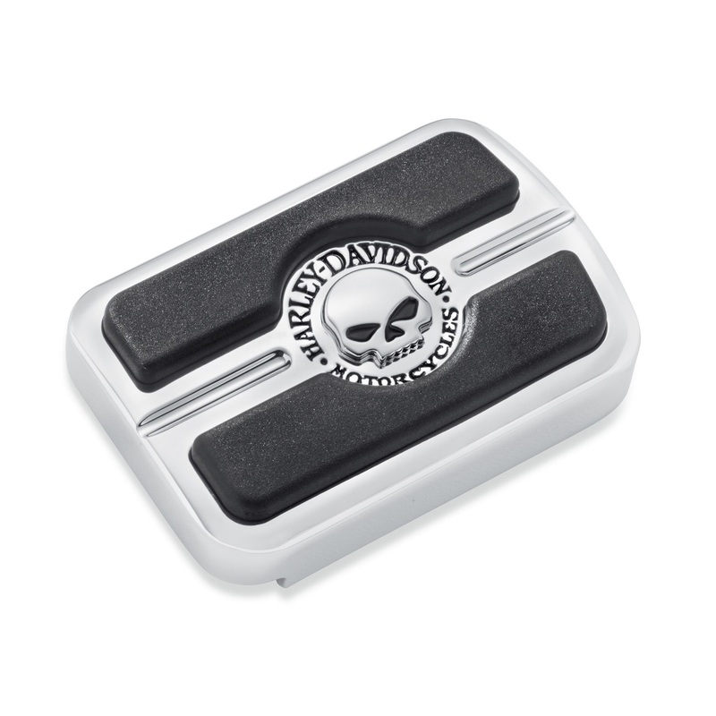 Harley Davidson 50600313 Willie G Skull Brake Pedal Pad - Small KIT, FOOT PEDAL SKULL SMALL