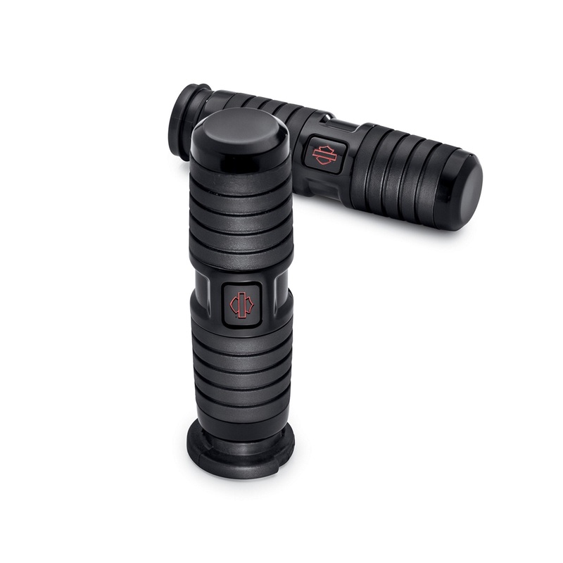 Harley Davidson 56100332 Kahuna Hand Grips KIT,THROT/GRIP,NON-HEATED,BLK