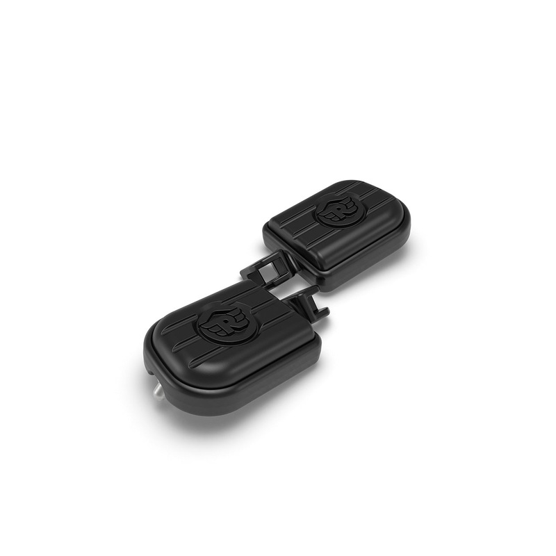 Royal Enfield - Black Deluxe Footpegs - KXA00031
