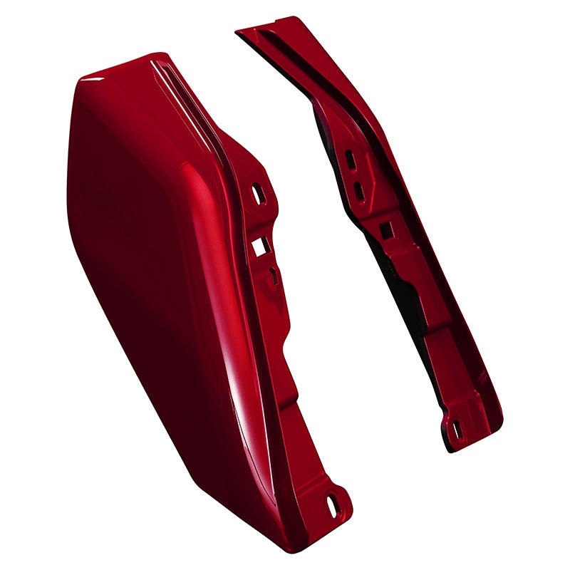 HR3 Velocity Red Sunglo 2017S Mid-Frame Air Deflectors For Harley Touring and Trike Models  09-24