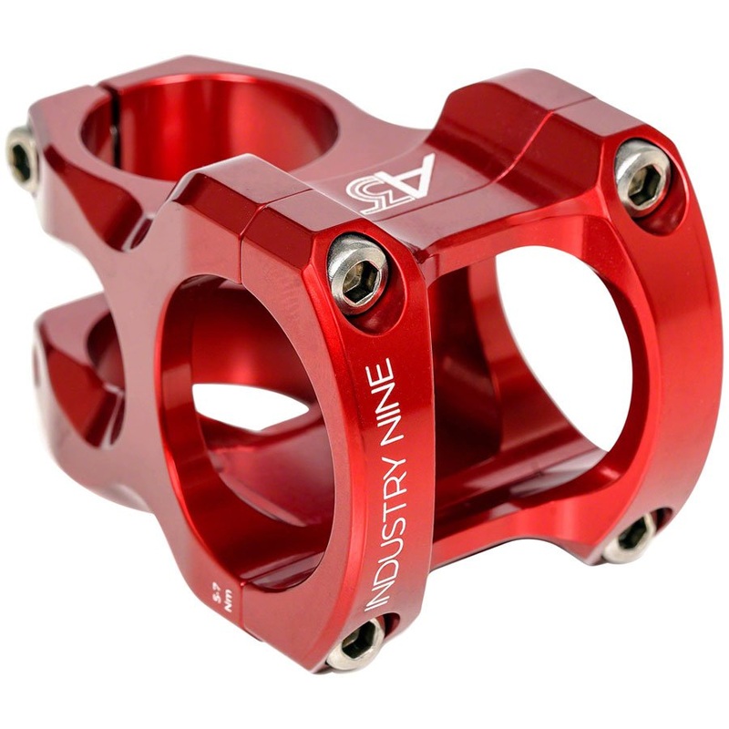 Industry Nine A35 Stem - 35mm Clamp - 40mm Length - Red