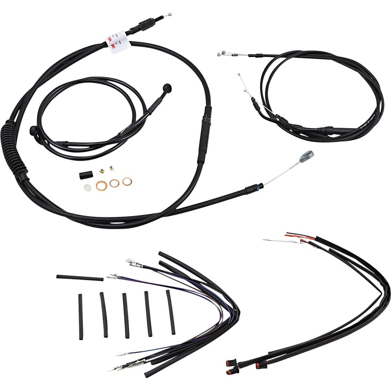 Cable Kit T Bar 12" Non Abs Black