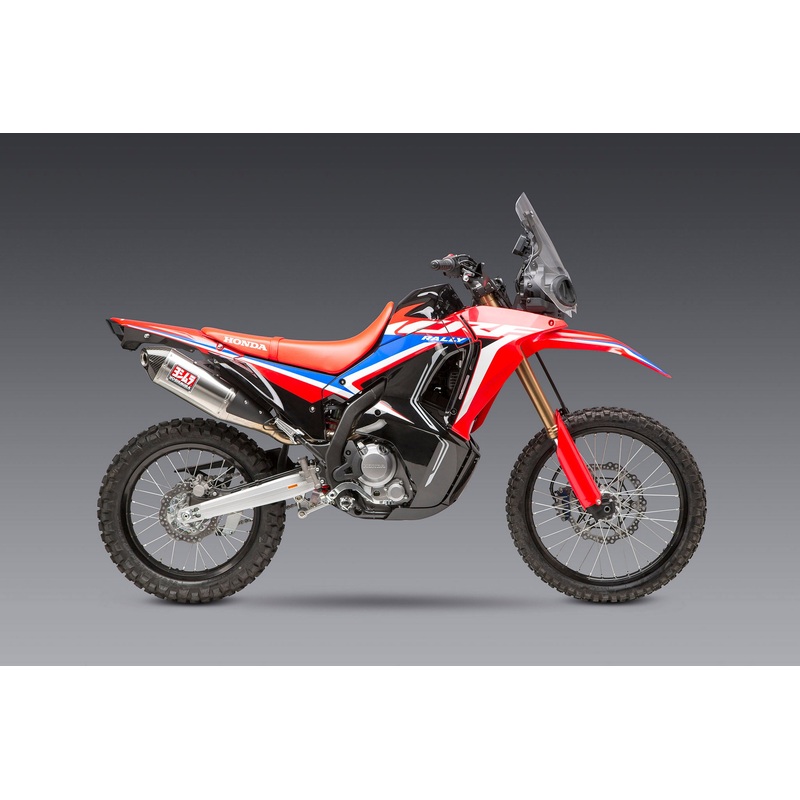 CRF300L/Rally 21-25 Race RS-4S Stainless Slip-On Exhaust, w/ Stainless Muffler
