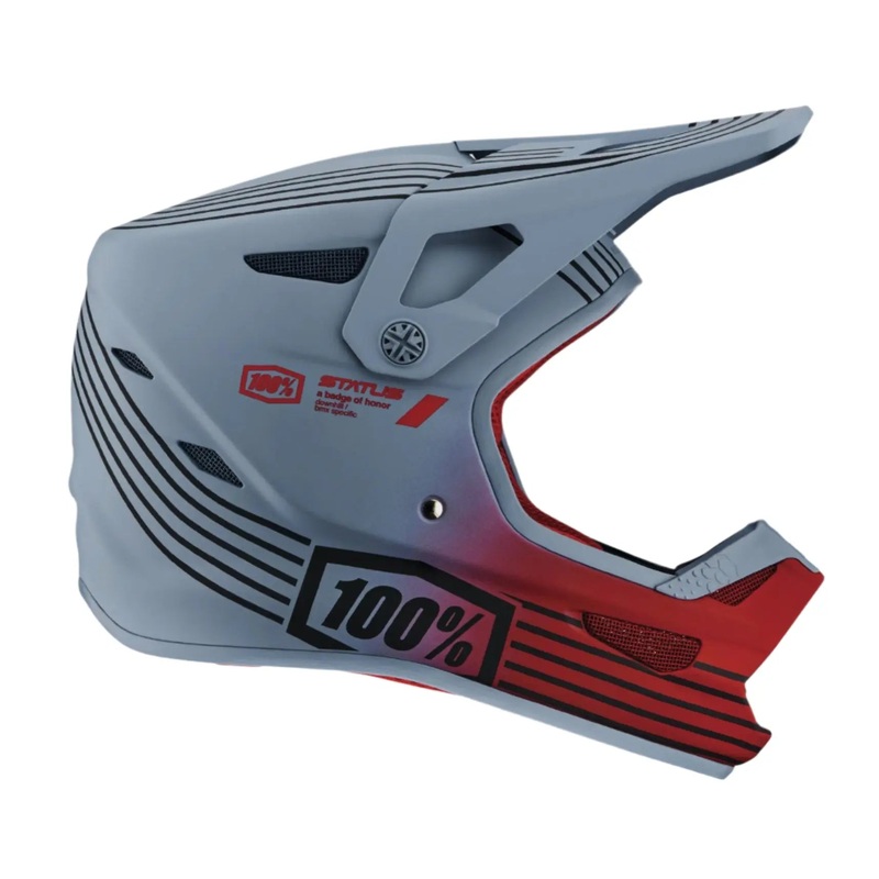 100% Status Cycle Helmet Caltec / Grey