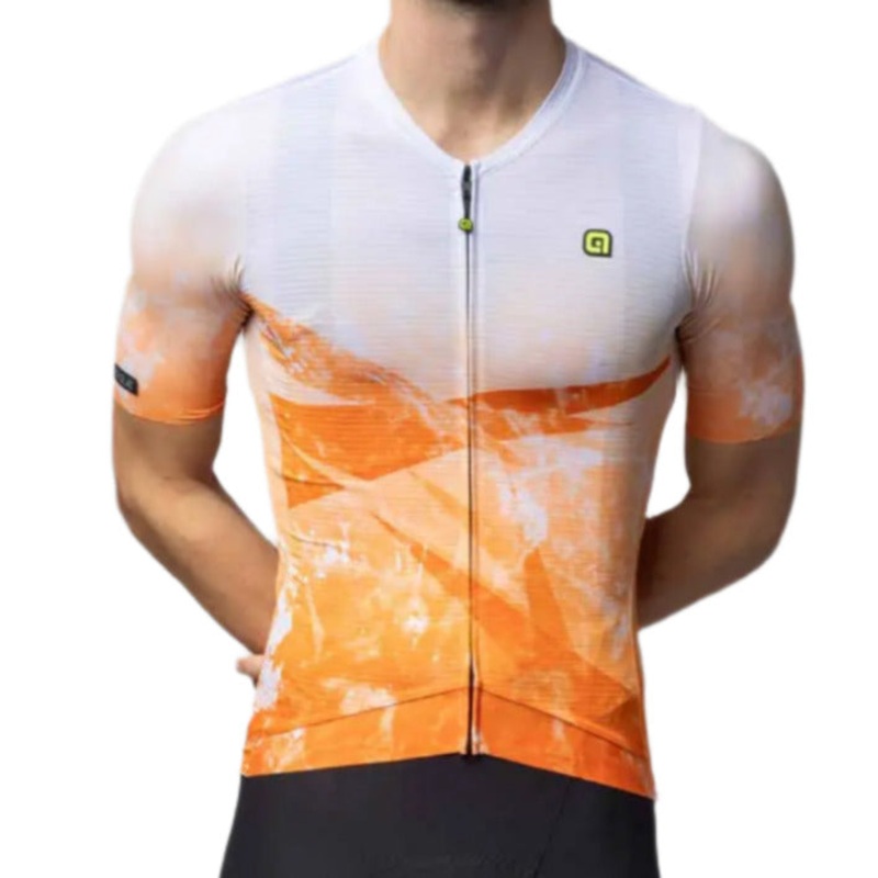 Ale Clothing Quartz PR-E Short Sleeves Cycle Jersey Orange