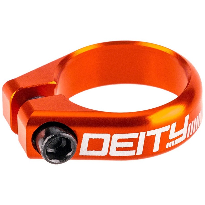 Deity Circuit Seatpost Clamp - 34.9mm - Orange