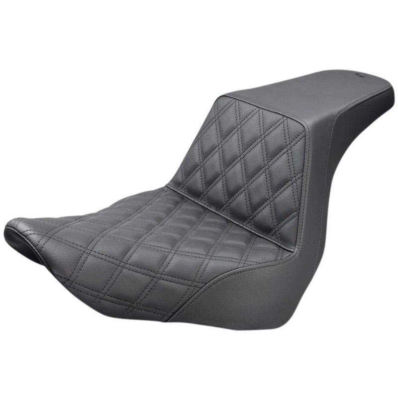 Saddlemen Step-Up Seat 2018-24 FXLR/FXLRS/FLSB - Black Front Diamond Stitch