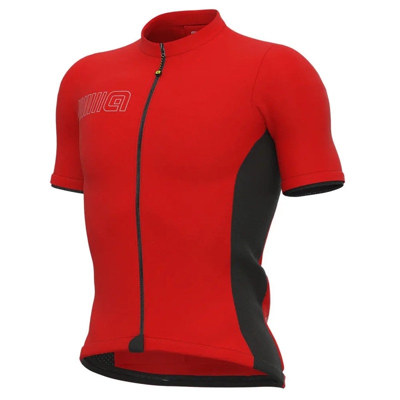 Ale Clothing Colour Block Pragma Short Sleeves Cycle Jersey Red