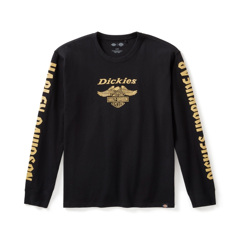 Genuine Harley-Davidson Men's Dickies x H-D Heavyweight Long Sleeve Eagle Top 97427-25VM