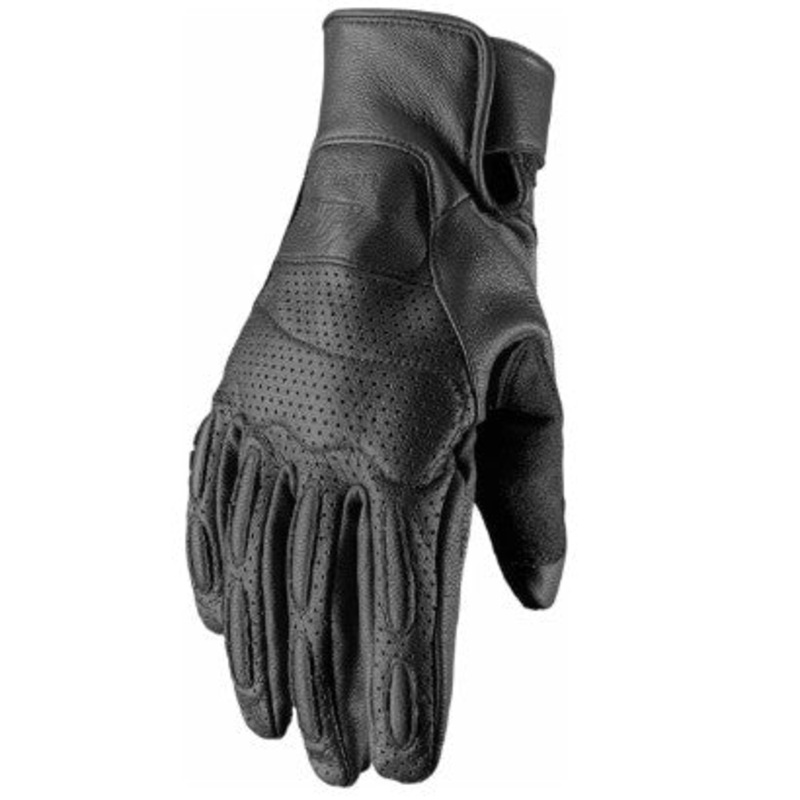 Thor Hallman GP Leather Gloves Black