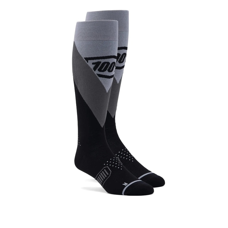 100% HI Side Thin MX Socks Black