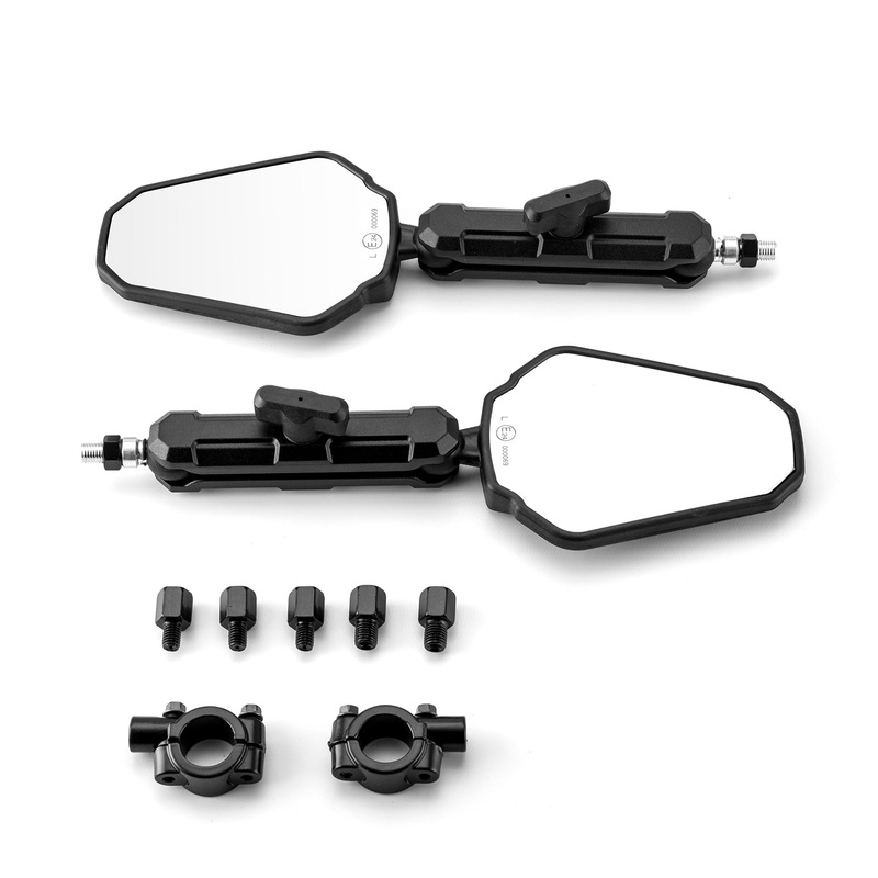 Honda Yamaha Kawasaki Suzuki Motorcycles Mirrors Rearview Side Mirror for 8mm/10mm Mounting Holes