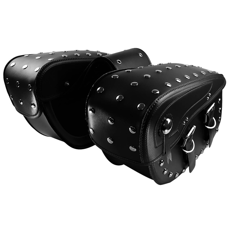 Universal Fit Luggage Bag Saddlebags for Harley Yamaha Kawasaki Suzuki | Mactions