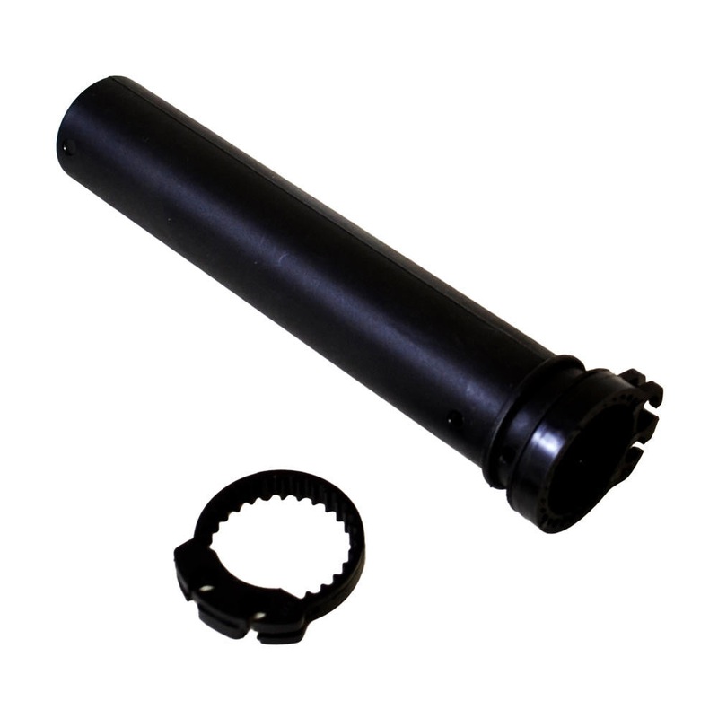 Black Universal Throttle Tube 1"