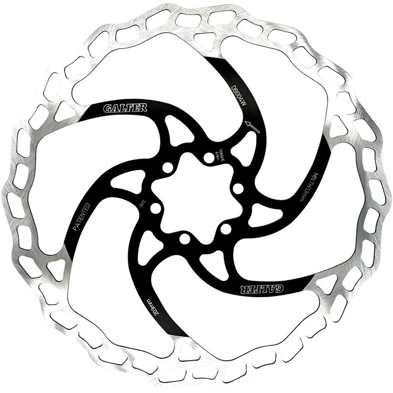 Galfer MTB Disc Brake Rotor - 203mm 6-Bolt 1.8mm
