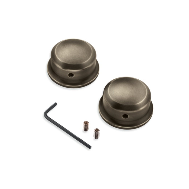 Harley-Davidson Brass Swingarm Pivot Bolt Covers - 61400346