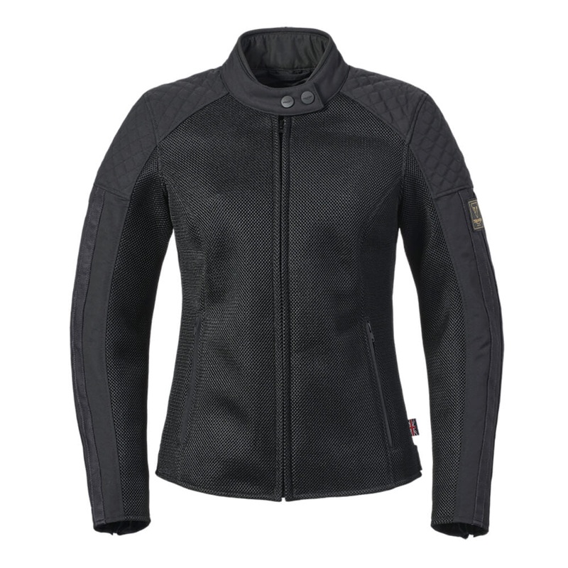 Ladies Braddan Retro Mesh Jacket Black