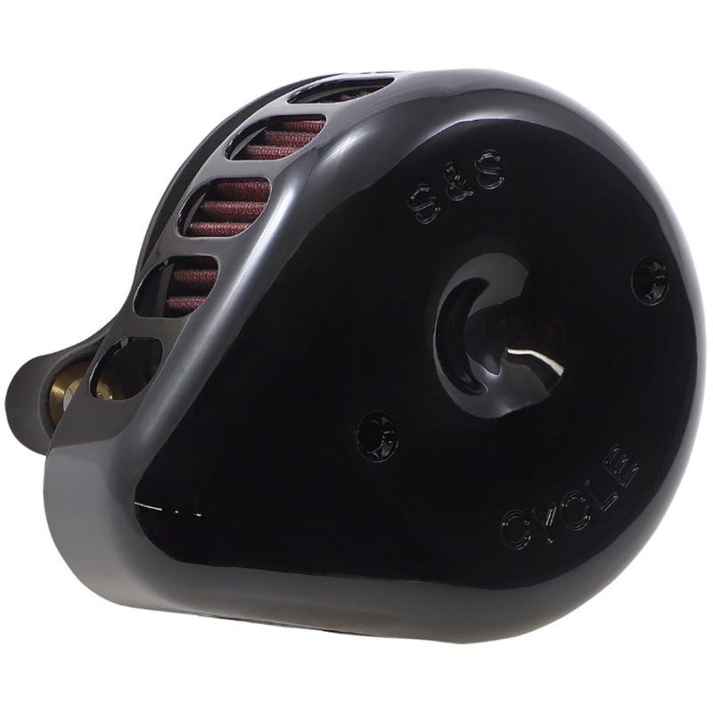 S&S Cycle Mini Teardrop Stealth Air Cleaner Kit For Harley EFI Big Twin 2001-2017