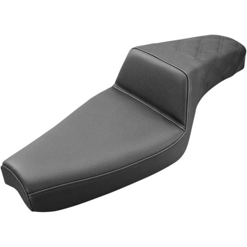Step Up Rear LS Seat, Black - 04-20 Sportster (15L Tank)