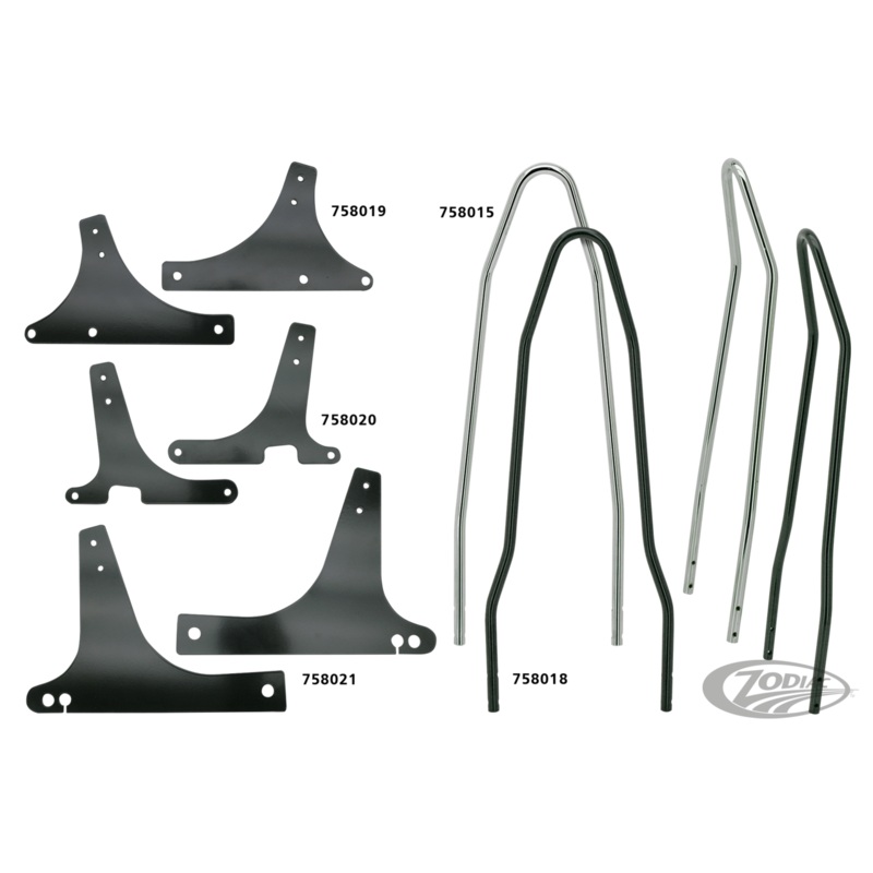 Westland Customs Rigid Mount Sissy Bars