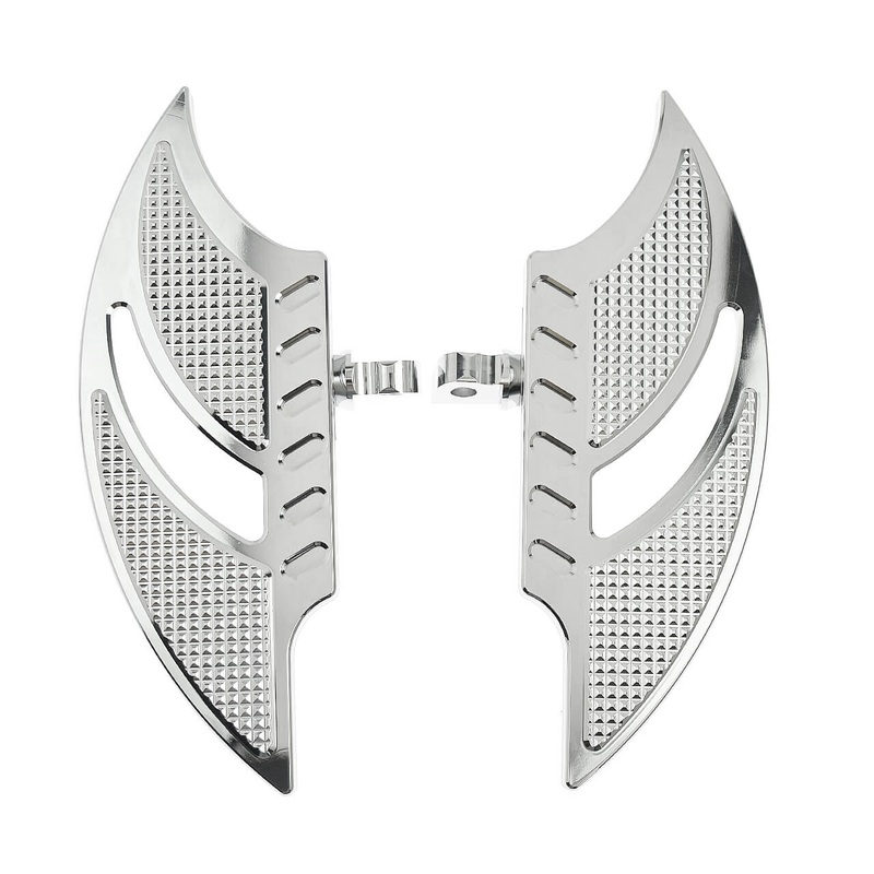 Harley Passenger Footboards Hollow Blade Male Mount for Softail Sportster Touring | Mactions