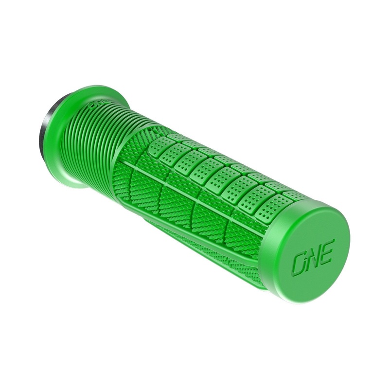 OneUp Components Thick Lock-On Grips - Green