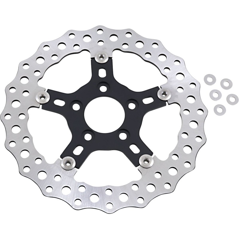 11.5" Jagged Brake Rotor, Black