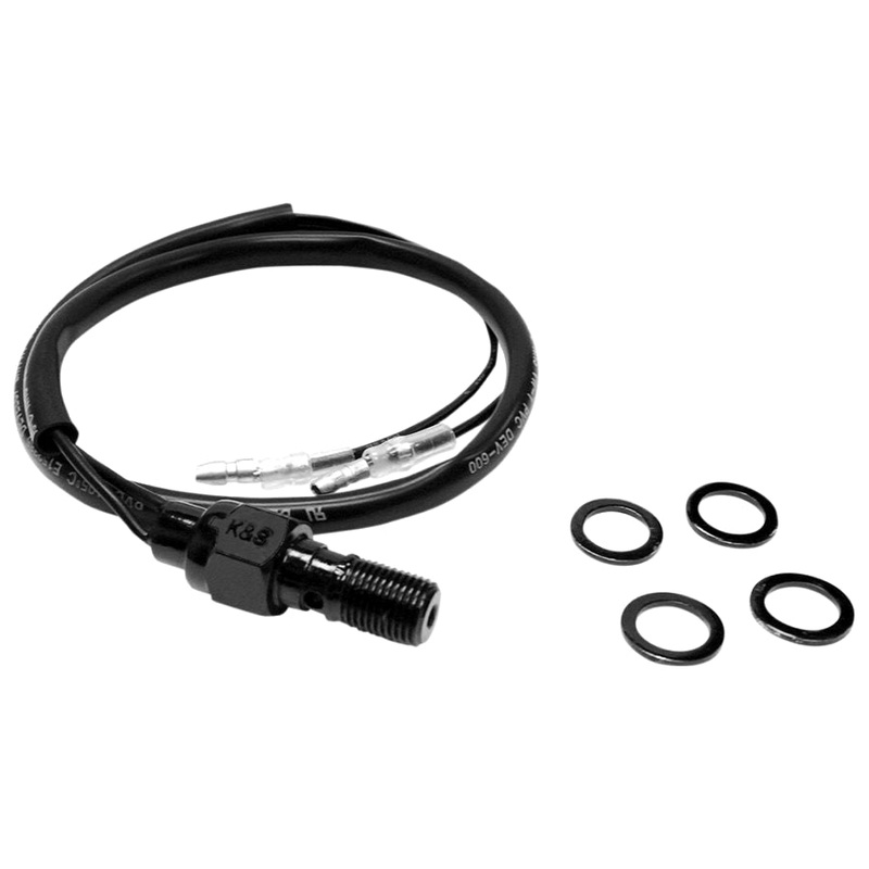 Banjo Bolt Brake Switch 3/8"-24 - Black