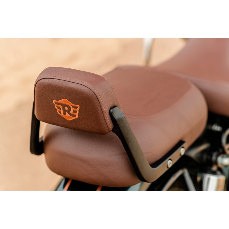 PASSENGER BACKREST PAD, BROWN (KXA00150) CLASSIC 350 - UK Euro V Royal Enfield