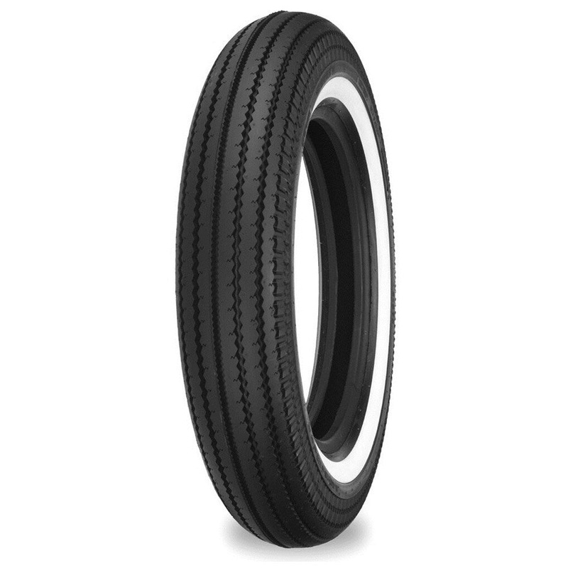 Shinko 270 Vintage Style Front Tire 4.00-19 61H White Wall