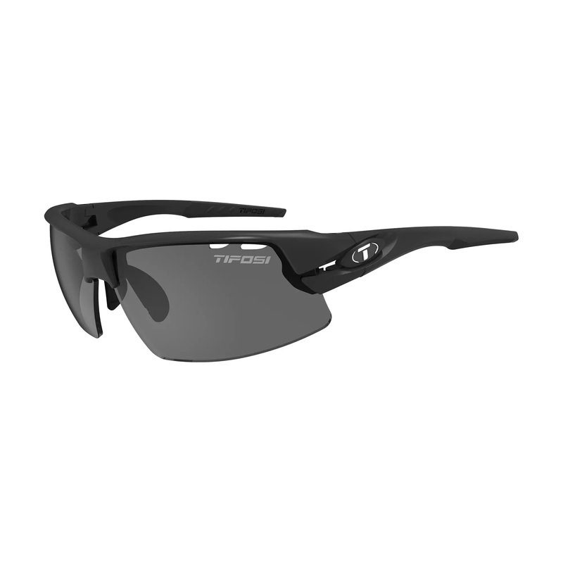 Tifosi Crit Half Frame Cycle Sunglasses Matt Black
