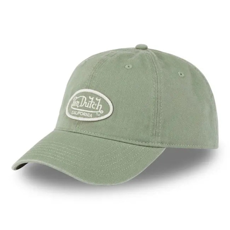 Von Dutch Logo Cap Light Khaki