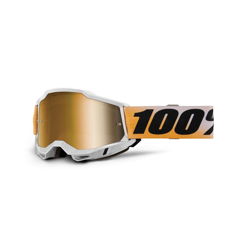 100% Accuri 2 Goggles Shiv / Mirror True Gold Lens