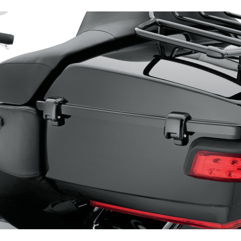 Harley Davidson 53000343 Gloss Black Tour-Pak Hinges and Latch Kit GLOSS BLACK TOUR-PACK HINGES/L
