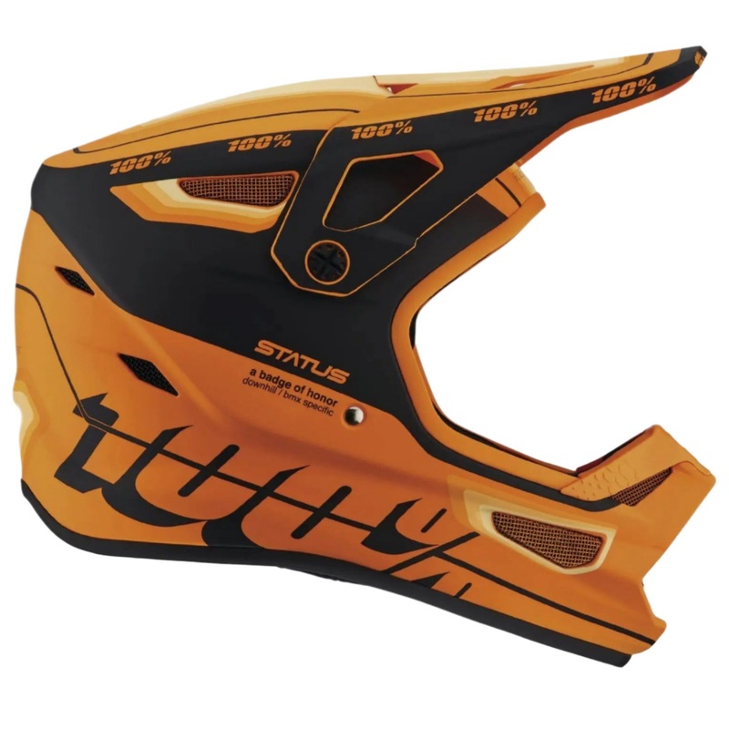 100% Status Cycle Helmet Topenga Orange / Black
