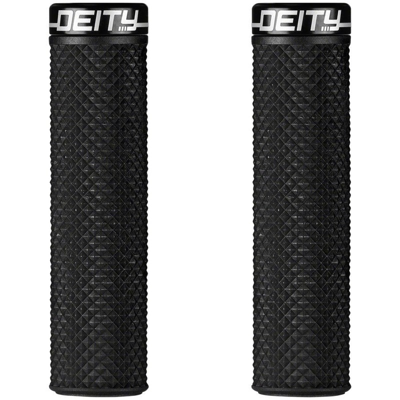 Deity Components Supracush Grips - Black, Lock-On