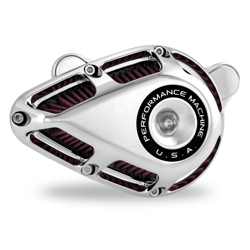 Jet Air Cleaner Kit - Chrome. Fits Touring 2017up & Softail 2018up.