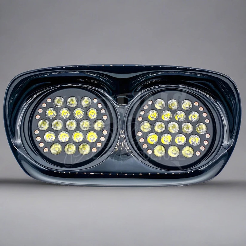 Dual Fly Eye LED Headlight - 02-13 Road Glide
