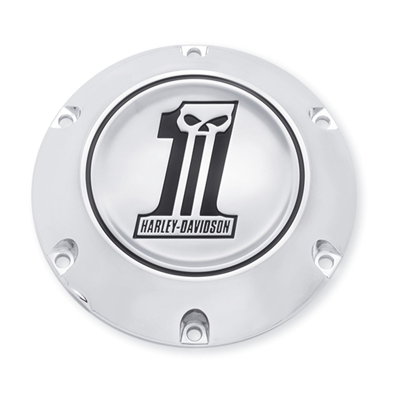 Harley Davidson 25333-10 Number One Skull Derby Cover DERBY COVER, NO. 1 SKULL COLLE